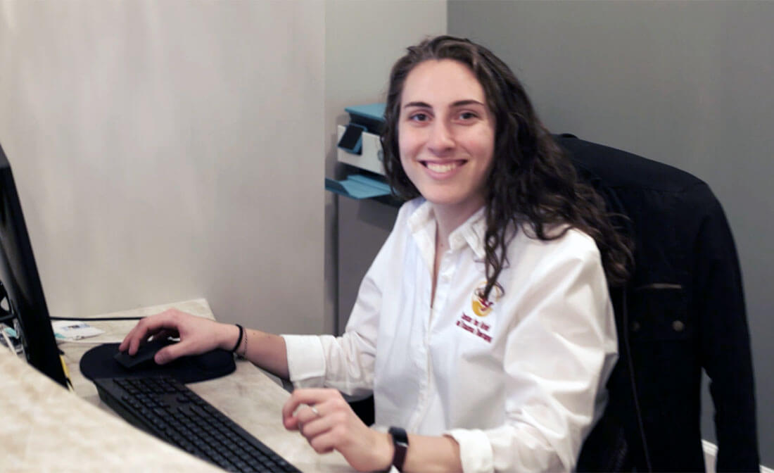 Center for Grief and Trauma front desk